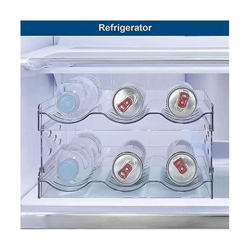 Cabinet Water Bottle Storage Rack, Beverage Bottle Storage Display Rack, Stackable Cup Rack for Kitc