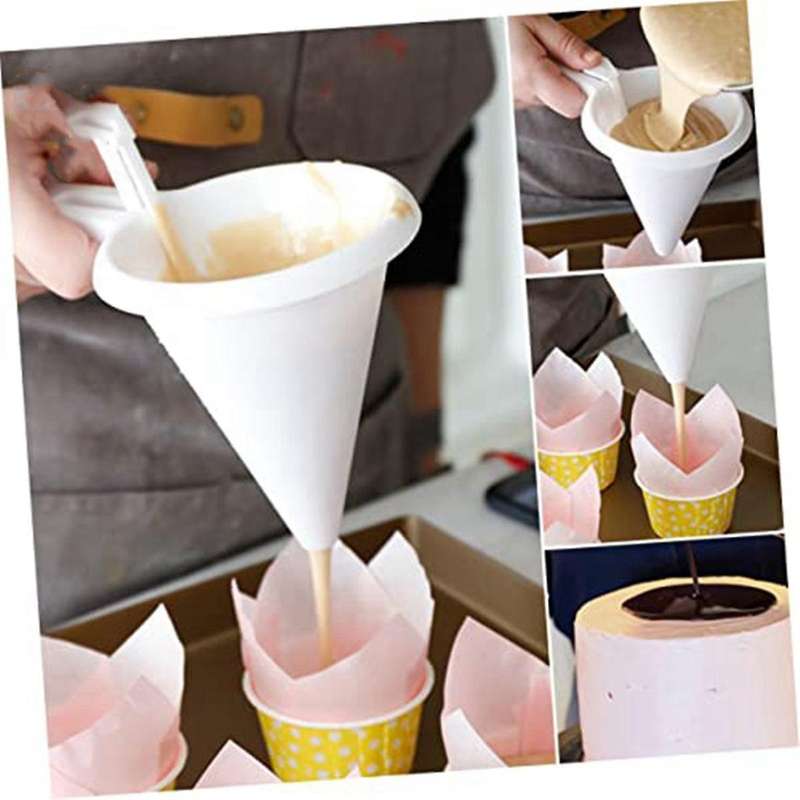 Cake Decorating Tools Cream Dispenser Pancake Dropper Baking Funnel Dispenser Cake Decorating Funnel