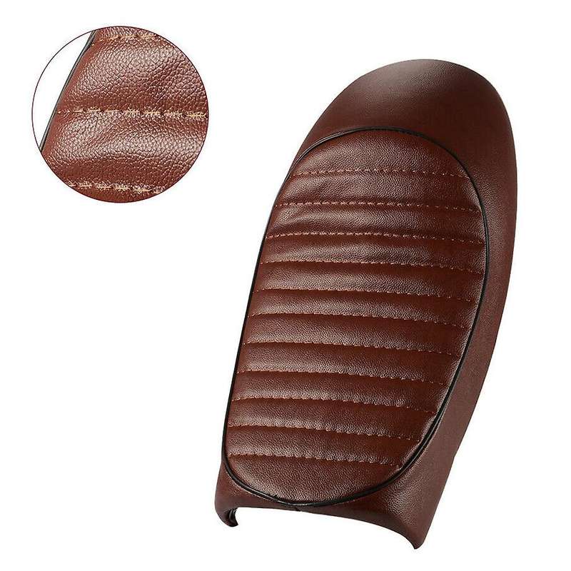 Cafe Motorcycle Seat Hump Saddle for GS XJ CG125 CB350 Brown