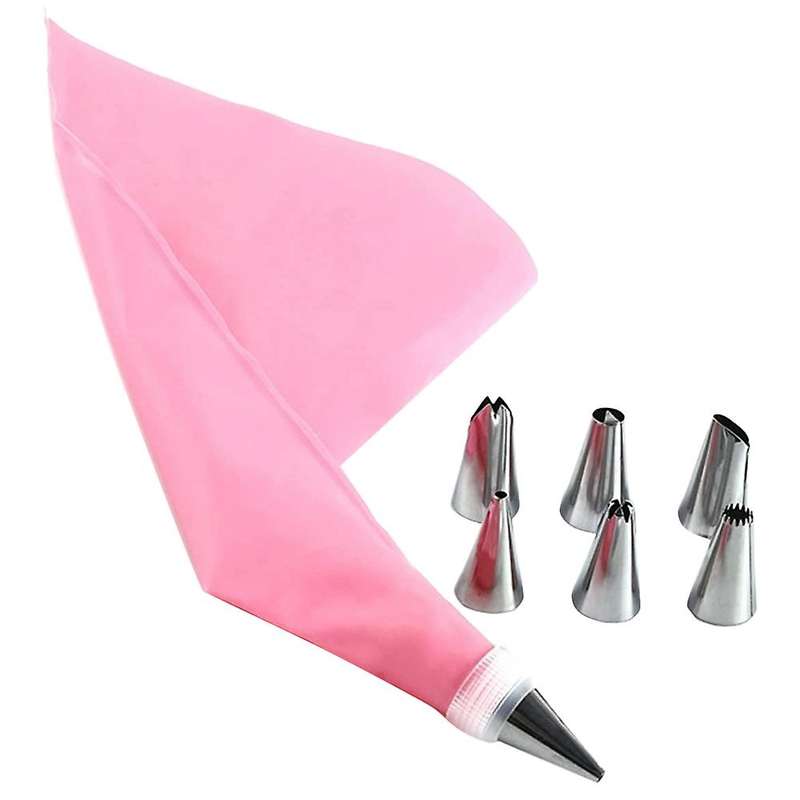 Cake Decorating Supplies Kit Set Baking Pastry Tools for Beginners Cake Nozzles Coupler and Reusable