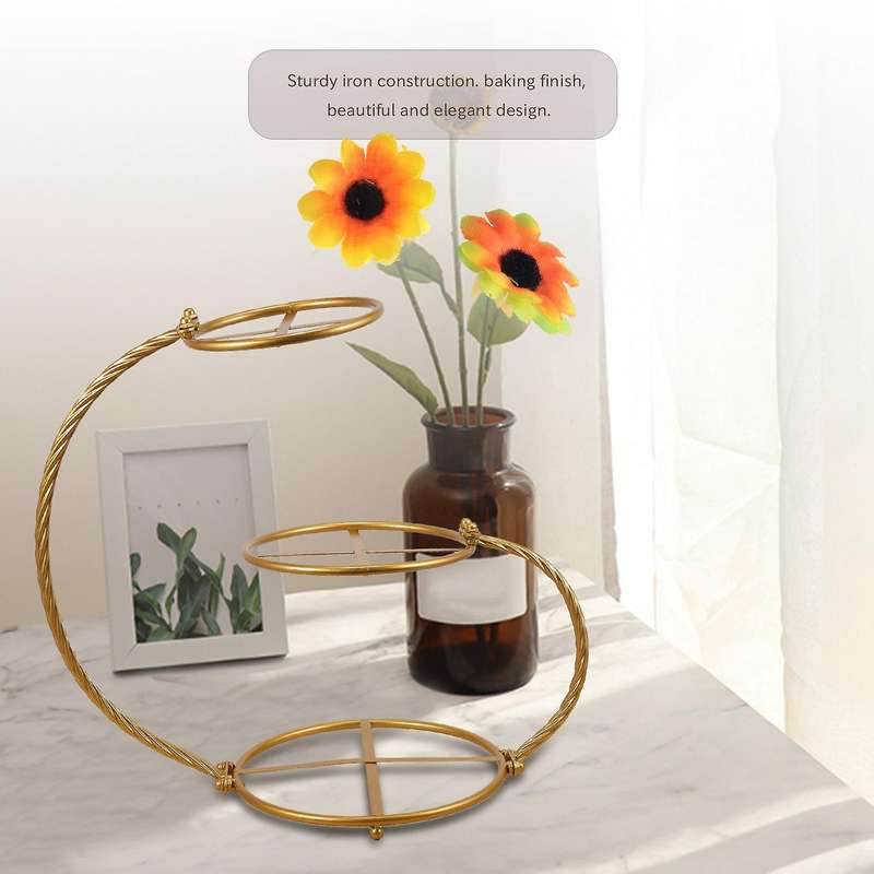 Cake Stand Wedding Birthday Party Cake Display Holder Metal Dessert Cupcake Cookies Home Kitchen Bak