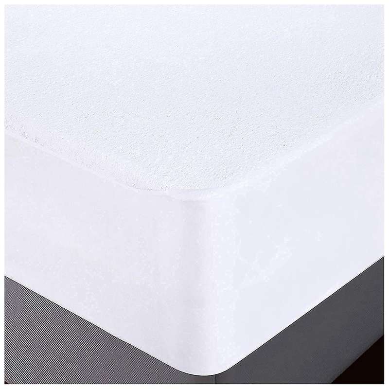 Cal Waterproof Mattress Cover Washable Noiseless Premium Terry