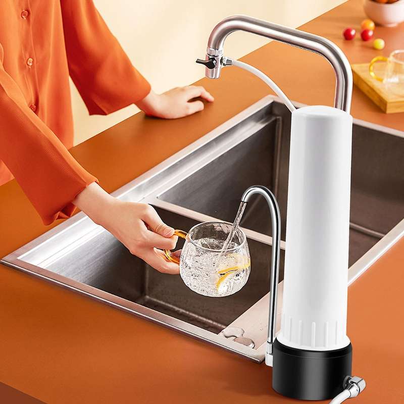 Calcium Sulfite Household Kitchen Water Filter Desktop Water Purifier Alkaline Water