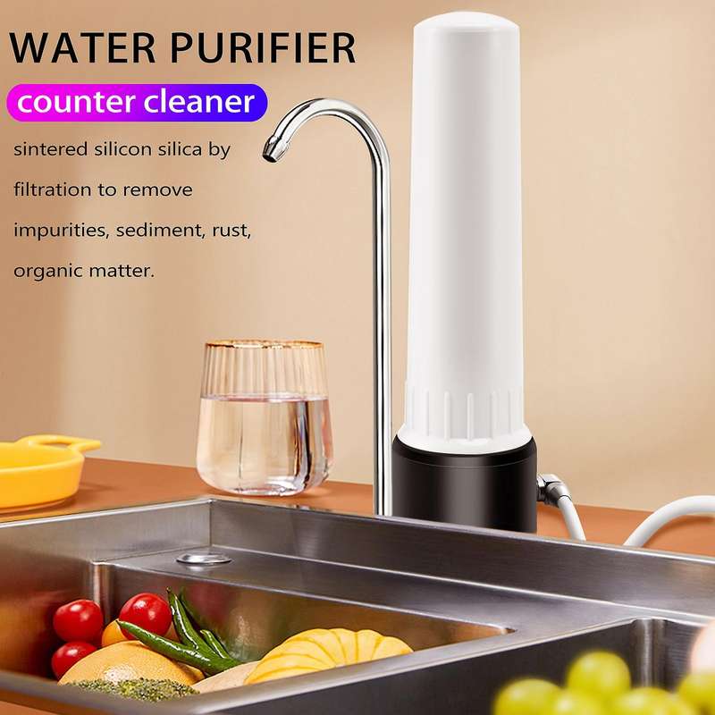 Calcium Sulfite Household Kitchen Water Filter Desktop Water Purifier Alkaline Water