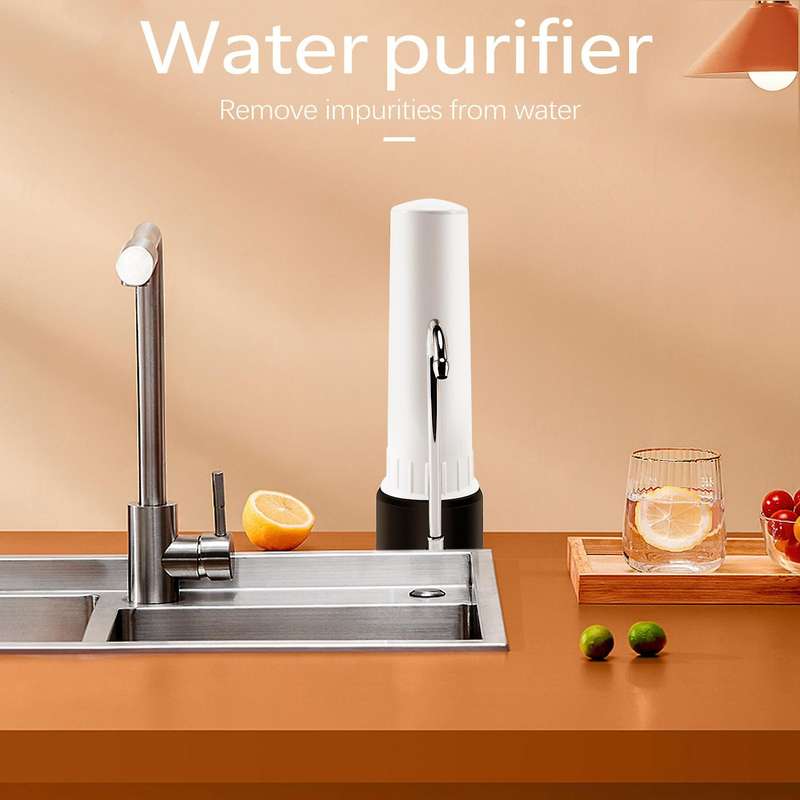 Calcium Sulfite Household Kitchen Water Filter Desktop Water Purifier Alkaline Water