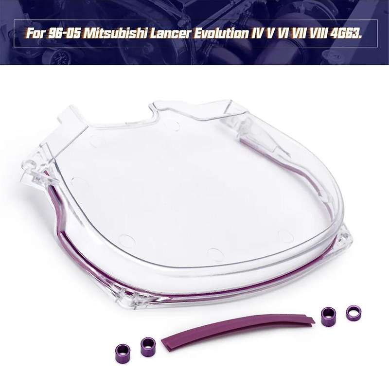 Cam Gear Timing Belt Cover Clear Fit for DSM EVO4-8 4G63