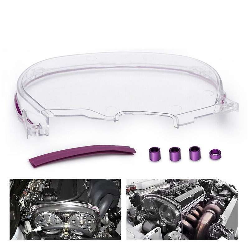 Cam Gear Timing Belt Cover Clear Fit for DSM EVO4-8 4G63