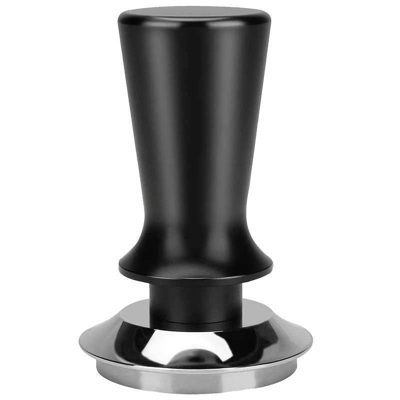 Calibrated Espresso Tamper Coffee Tamper with Spring Loaded Tamper Tool Powder Press with Flat Stai