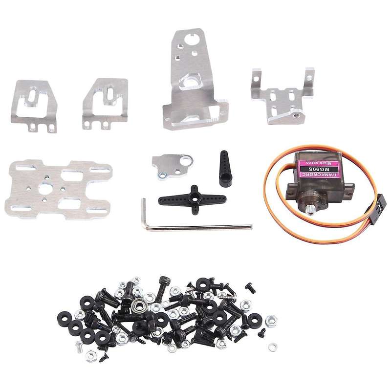 Camera Dual Axle Gimbal Bracket with Cooling Fan without 2 Servo ,9g Servo Pan Mount Stand for Fpv
