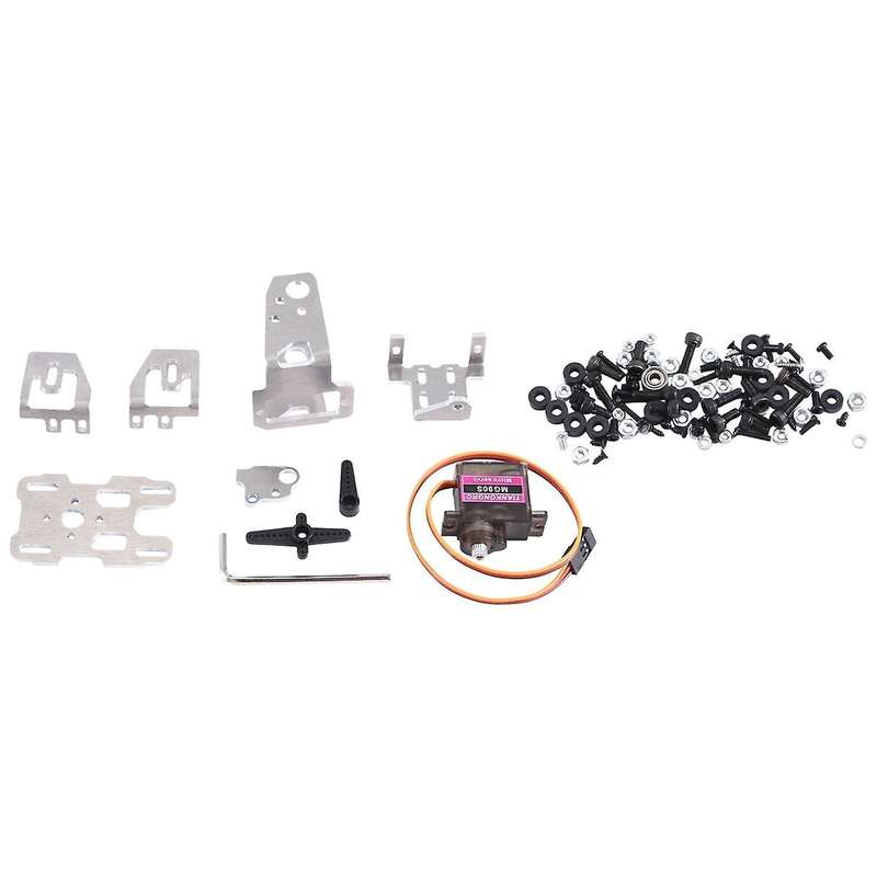 Camera Dual Axle Gimbal Bracket with Cooling Fan without 2 Servo ,9g Servo Pan Mount Stand for Fpv
