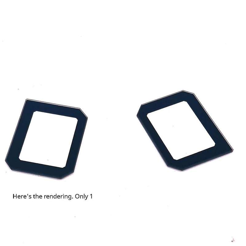 Camera Repair Parts for XT5 XH2 Top Cover Viewfinder Outer Glass