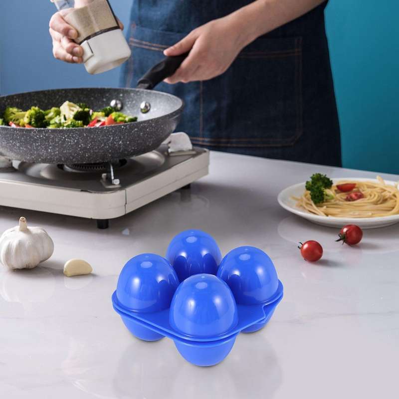 Camping Egg Box Plastic Egg Box Egg Storage Box Portable Egg Box 4 Egg Box