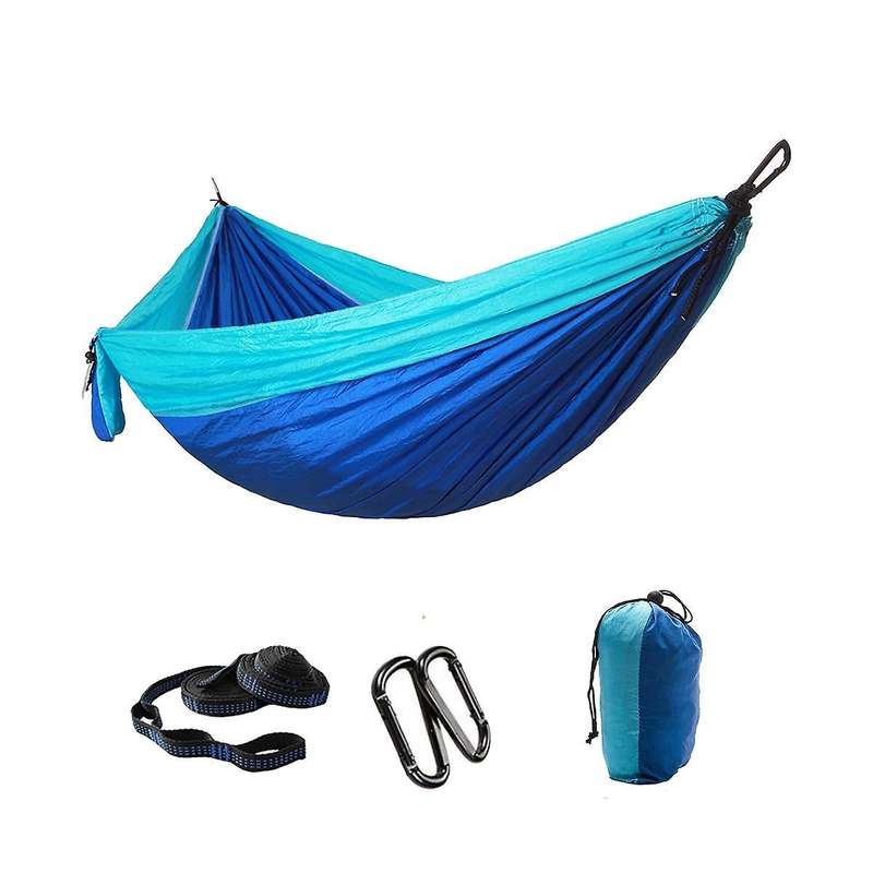 Camping Hammock,portable Folding Double Hammock Swing for Outdoor Travel Hiking Camping