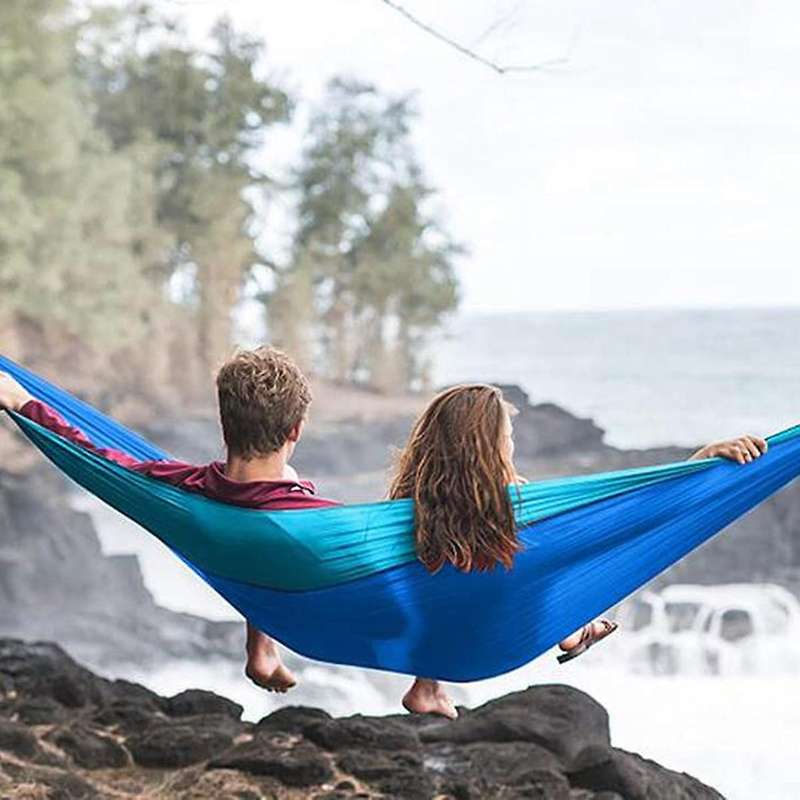 Camping Hammock,portable Folding Double Hammock Swing for Outdoor Travel Hiking Camping
