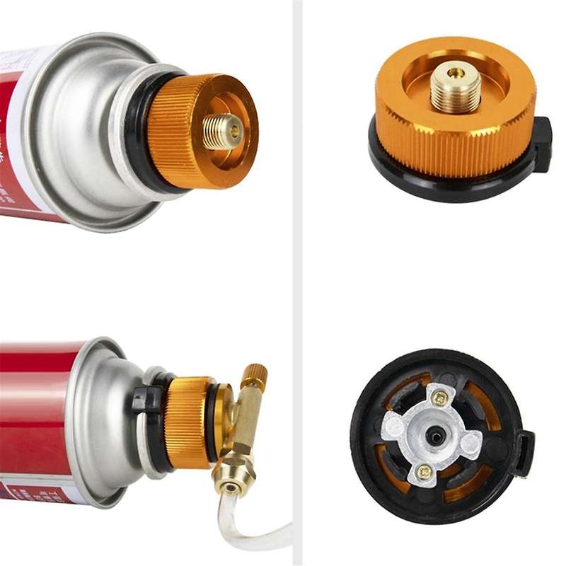 Camping Gas Stove Gas Refill Adapter Outdoor Cylinder Filling Adapter Gas Tank Furnace Connector Ac
