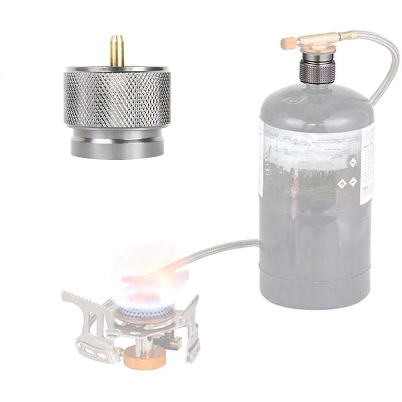 Camping Gas Stove Gas Refill Adapter Outdoor Cylinder Filling Adapter Gas Tank Furnace Connector Ac