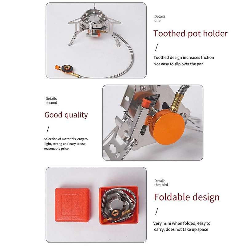 Camping Gas Stove Portable Stove Burner for Outdoor Backpacking Hiking Picnic