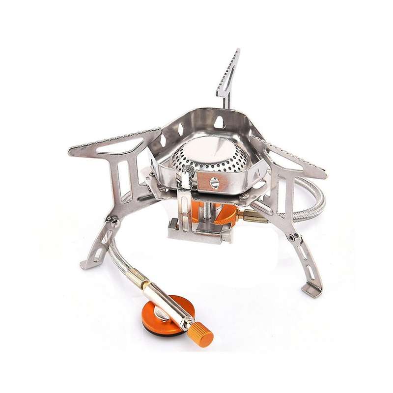 Camping Gas Stove Split Windbreak Picnic Card Stove Outdoor Portable Camping Gas Stove