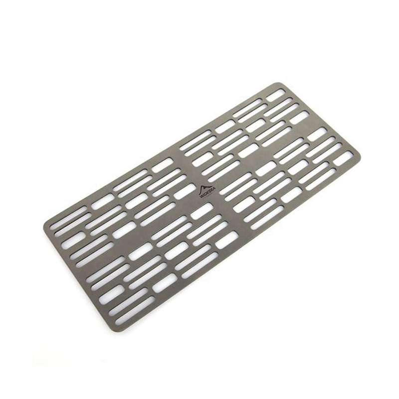 Camping Gear Titanium Baking Pan Ultralight Bbq Tools Picnic Bbq Outdoor Baking Pan Hiking Titaniu