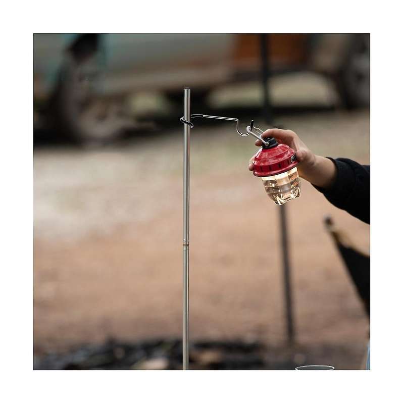 Camping Light Pole Hook Stainless Steel Tent Pole Light Hook Multi-functional Outdoor Camping Light