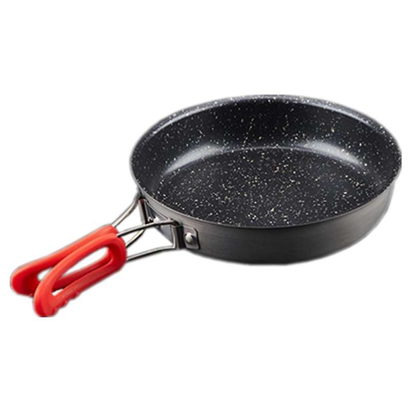 Camping Pan 7Inch Folding Non-Stick Frying Fry Pan Cookware Frypan for Outdoor Hiking Picnic Backpac