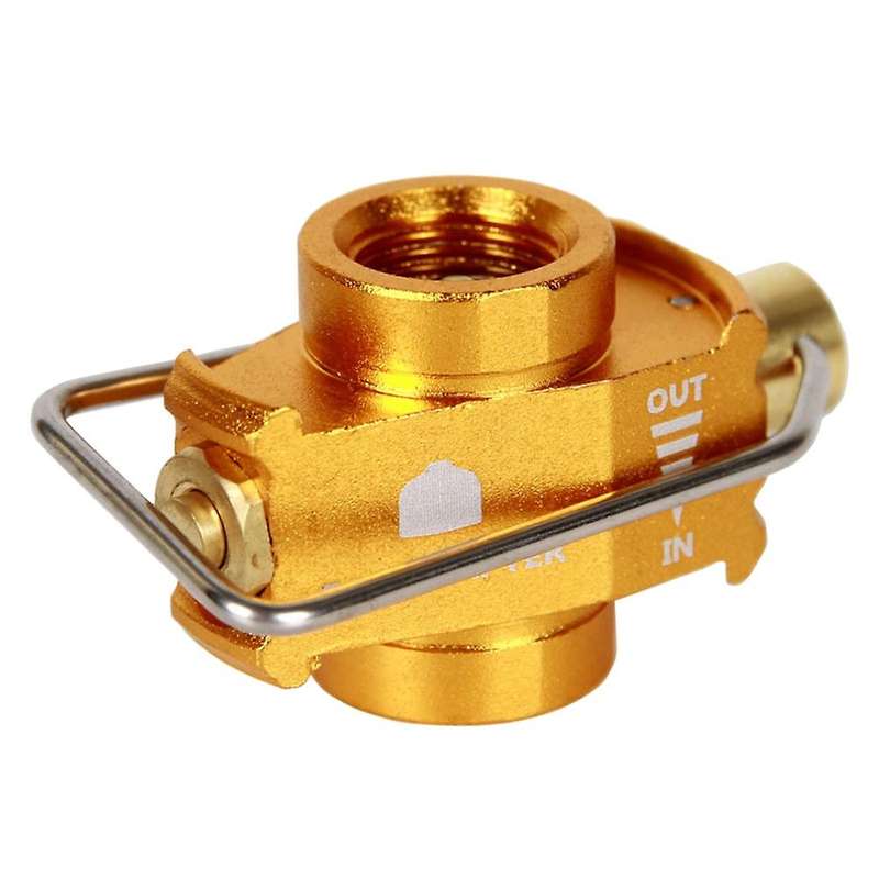Camping Saver Plus Converter Shifter Refill Flat Tank Conversion Adapter Camping Adapter Valve,Gold