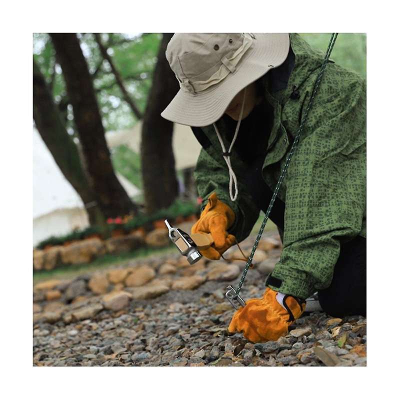 Camping Protective Sleeve Bbq Barbecue Heat Insulation Retardant Gloves Wear-resistant Leather Slee