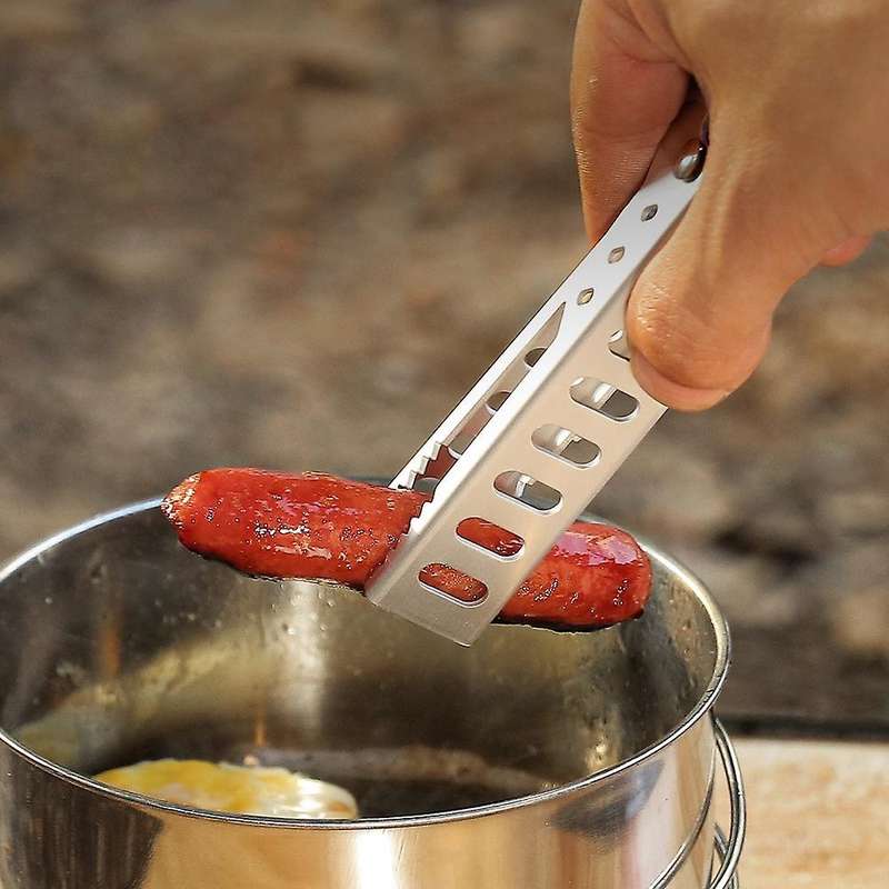 Camping Pot Pan Gripper Bowl Pot Gripper Non-Hot Handle Clip Gripper Clip Tableware Holder for Campi