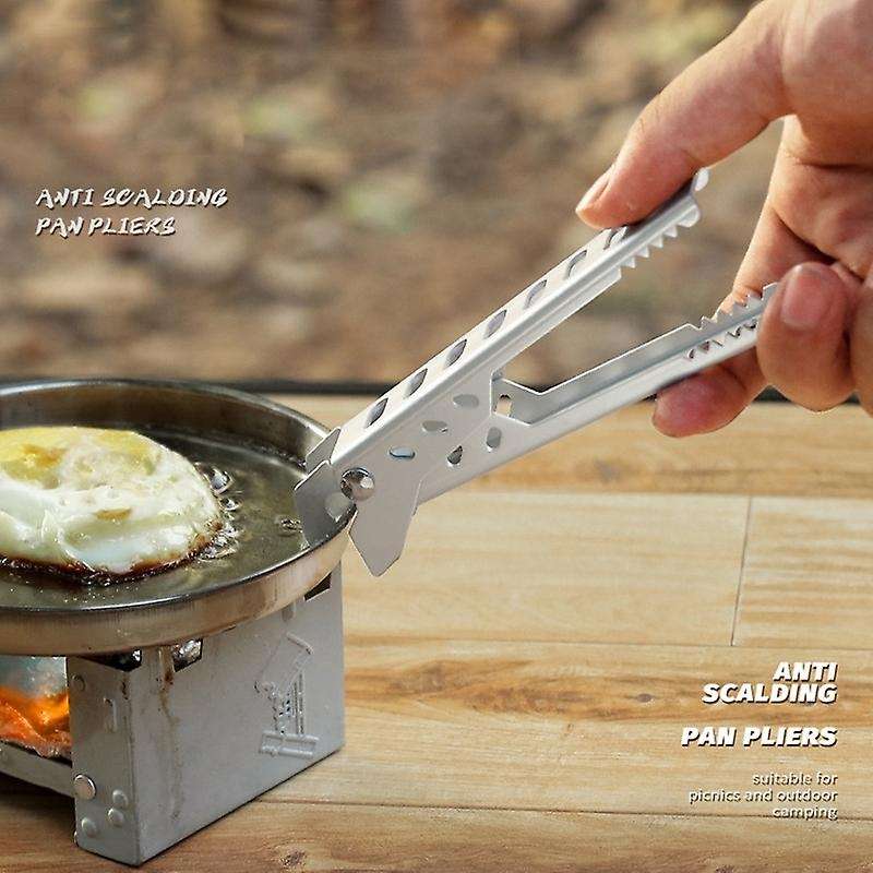 Camping Pot Pan Gripper Bowl Pot Gripper Non-Hot Handle Clip Gripper Clip Tableware Holder for Campi