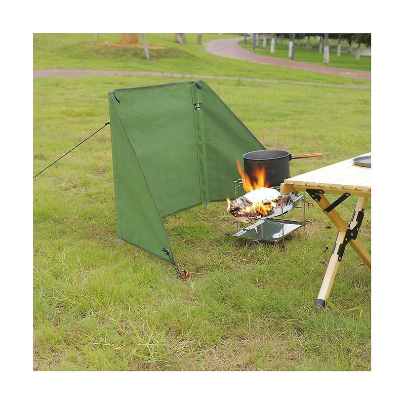 Camping Stove Windshield Canvas Windscreen for Outdoor Bbq Picnic Camping Hiking Lightweight Cooker