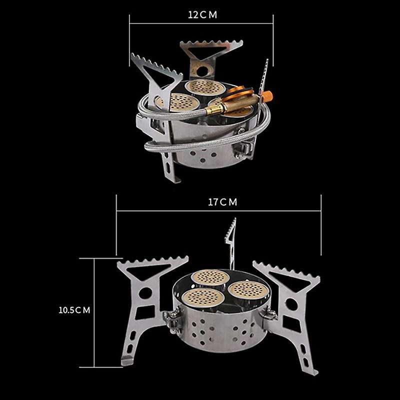 Camping Stove Backpacking Stove Portable Folding Windproof for Backpacking Hiking Camping Cooking