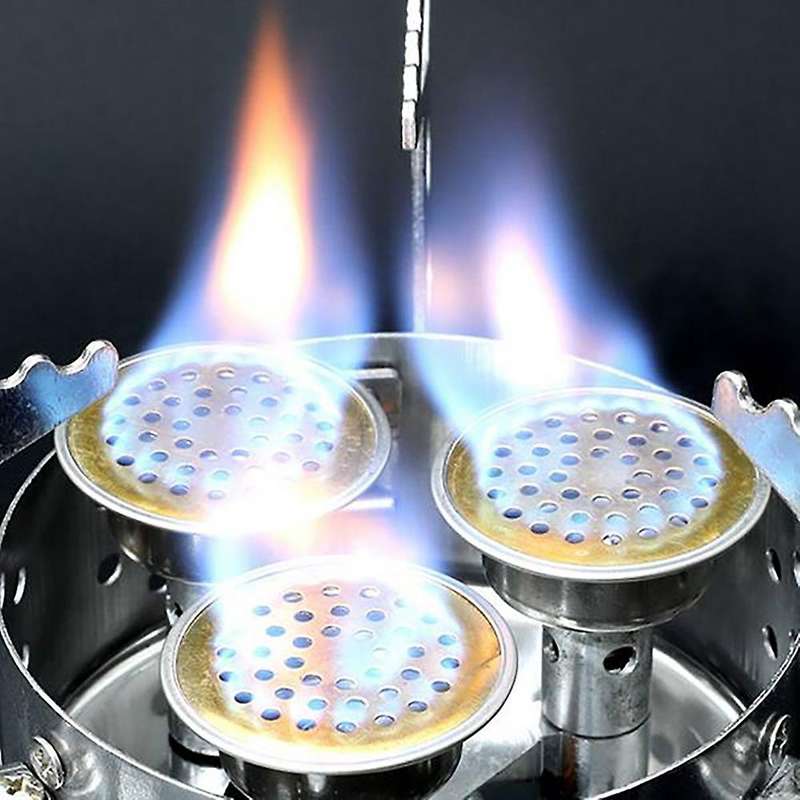 Camping Stove Backpacking Stove Portable Folding Windproof for Backpacking Hiking Camping Cooking
