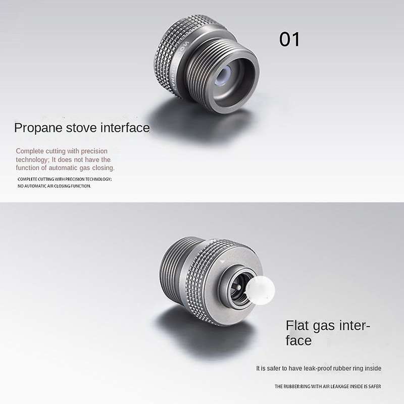 Camping Stove Adapter Propane Stove to Adapter Gas Tank Converter Propane Interface Accessories