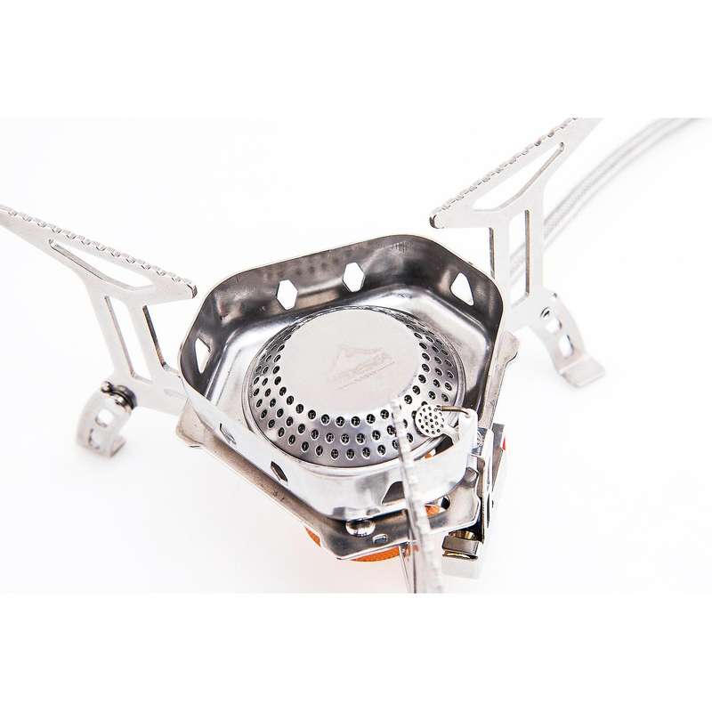 Camping Windproof Portable Backpacking Stoves with Piezo Ignition Gas Burner for Outdoor