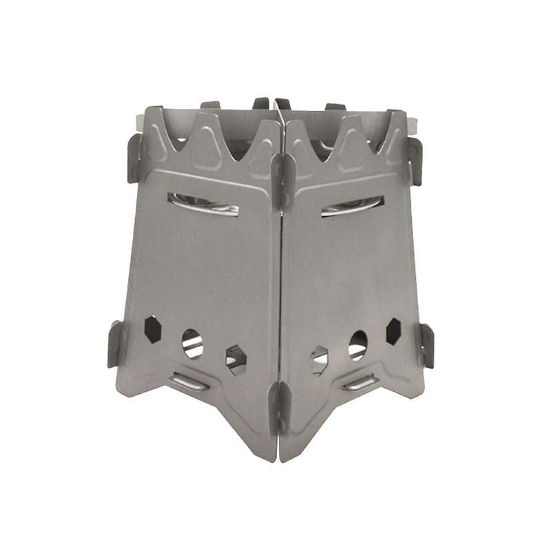 Camping Wood Stove Portable Folding Lightweight Titanium Outdoor Wood Burning Backpacking Stove