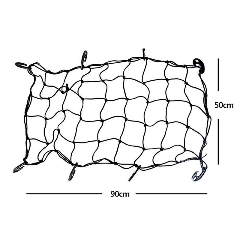 Camping Wagon Net Elastic Cover Net with Clip Folding Trolley Luggage Cart Beach Cart Rope Accessori