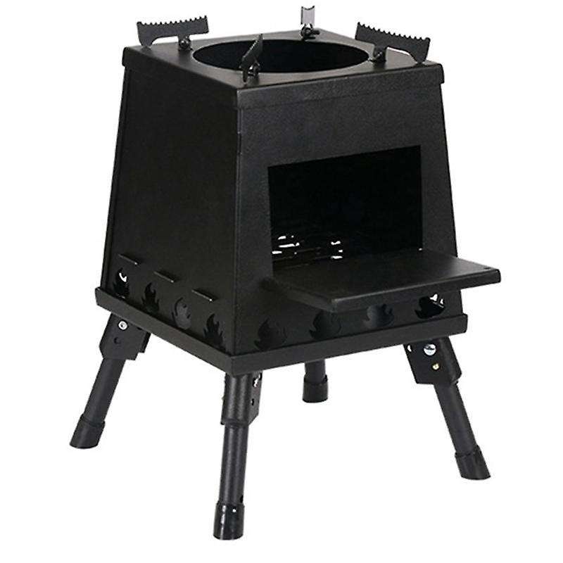 Camping Wood Stove Portable Outdoor Folding Firewood Stove Backpack Stove Outdoor Survival Hiking