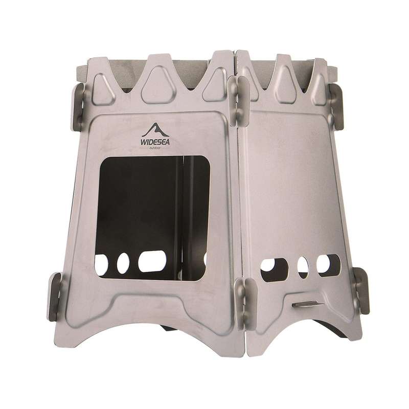Camping Wood Stove Portable Titanium Burner Backpack Burner Tourist Cooker Outdoor Survival Trekking
