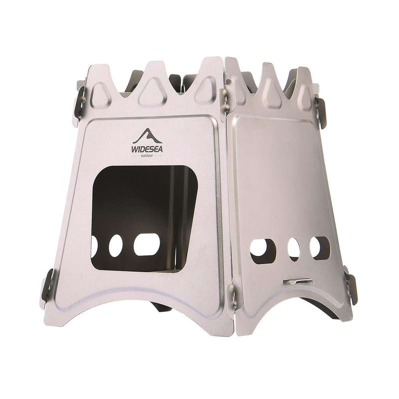 Camping Wood Stove Portable Titanium Burner Backpack Burner Tourist Cooker Outdoor Survival Trekking