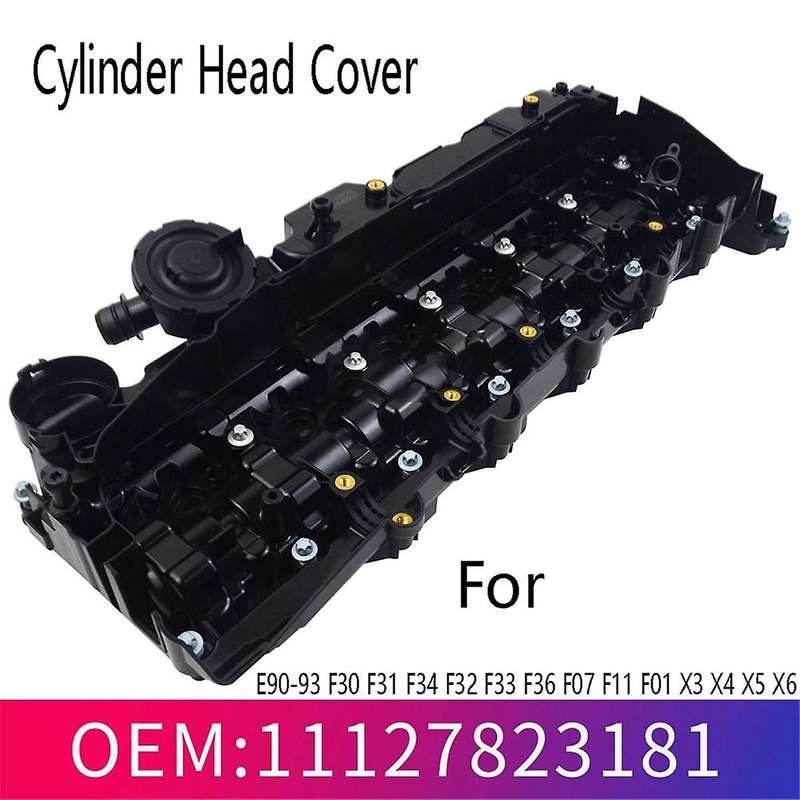 Camshaft Cover Engine Cylinder Head with Gaskets for N57 Engine 11127823181,11127800309,11128515745