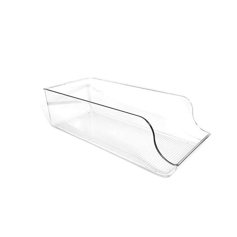 Can Dispenser 4pcs Clear Can Organizer for Pantry, Refrigerator, Freezer & Fridge Organizers and S