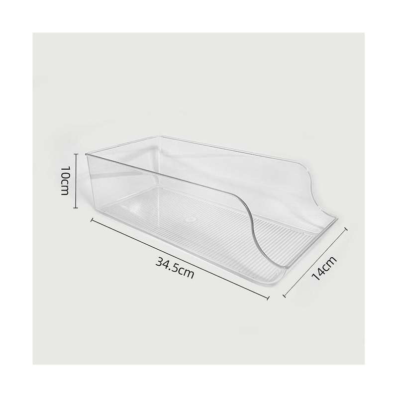 Can Dispenser 4pcs Clear Can Organizer for Pantry, Refrigerator, Freezer & Fridge Organizers and S