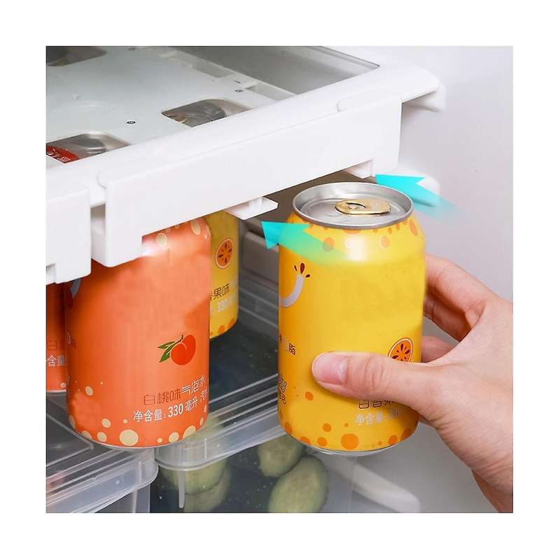 Can Dispenser Beer Soda Storage Rack Refrigerator Organizer Soda Can Beverage Bottle Holder for Fri