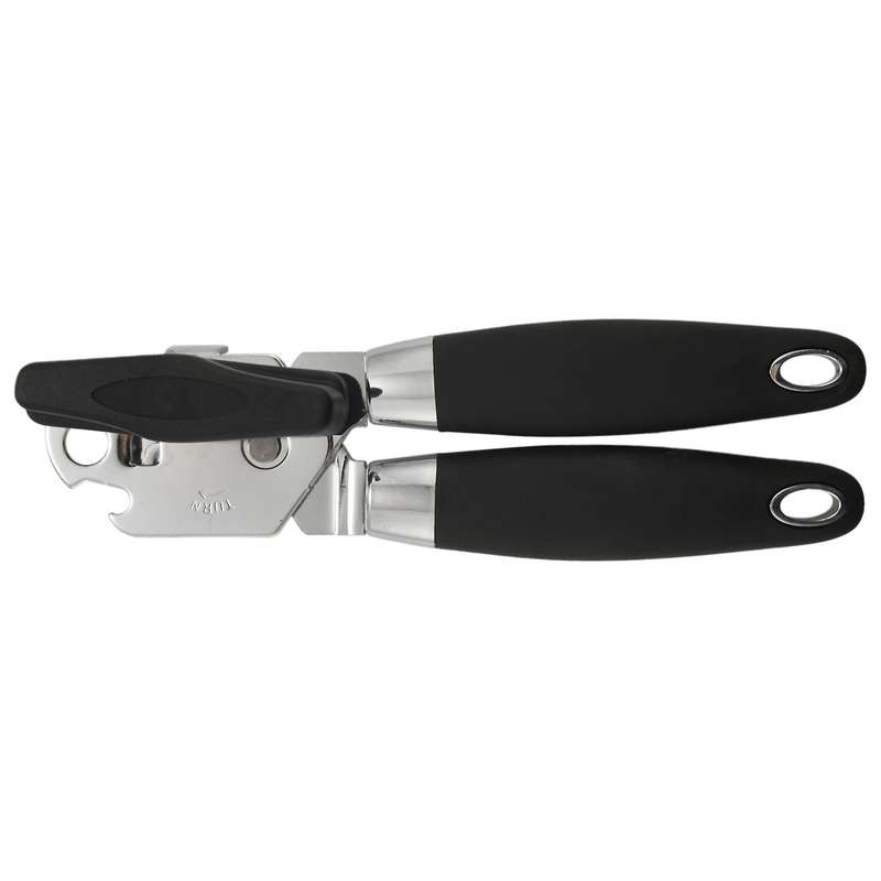 Can Opener, Manual Stainless Steel Can Opener with Non-slip Handle and Ergonomic Knob, Beer Opener,