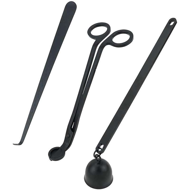 Candle Care Kit with Candle Snuffer Candle Cutter Wick Trimmers for Replacement Wicks Candle Accesso