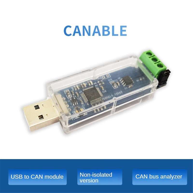 CANable USB to CAN Module CAN Debug Adapter CAN Bus Analyzer Debugging Assistant Non-Isolated Versio