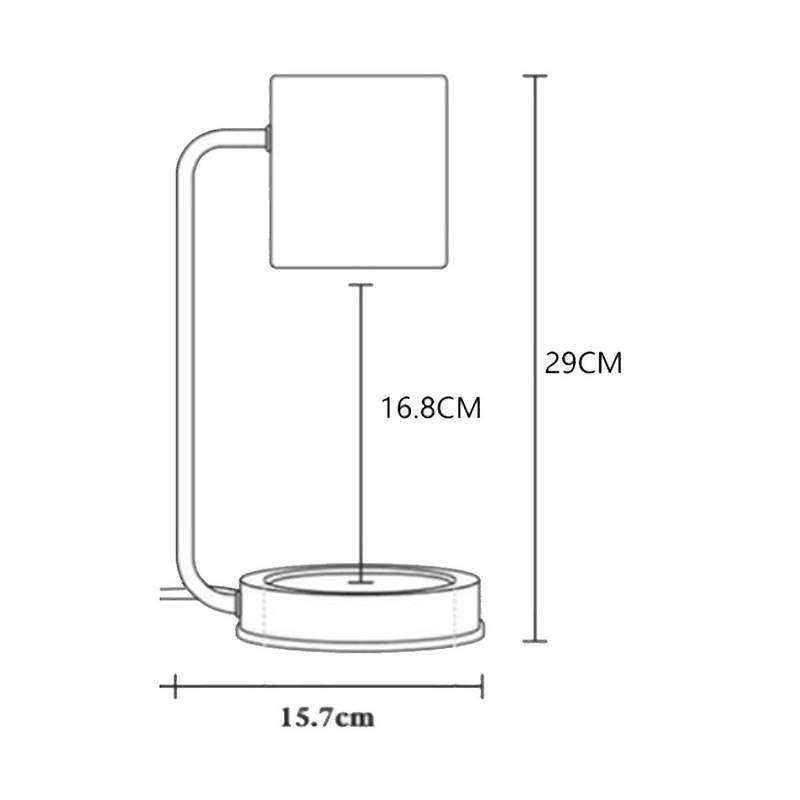 Candle Warmer Lamp, Candle Lamp Compatible, Metal Housing, Adjustable Light Heat,voltage 110v Us Pl