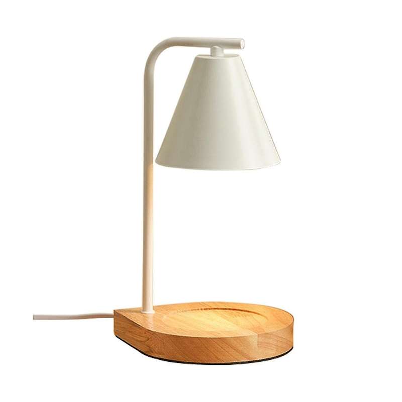 Candle Warmer Lamp Home Decor Wax Melt for Regular Size Jar Candles Wooden Base Us Plug