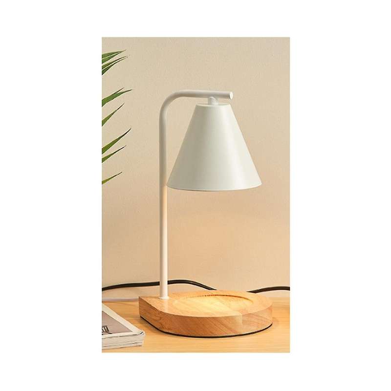 Candle Warmer Lamp Home Decor Wax Melt for Regular Size Jar Candles Wooden Base Us Plug