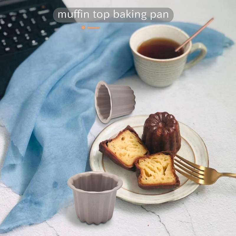 Canele Mold, Cannele Muffin Cup, 4pcs Non-stick Cannele Mould
